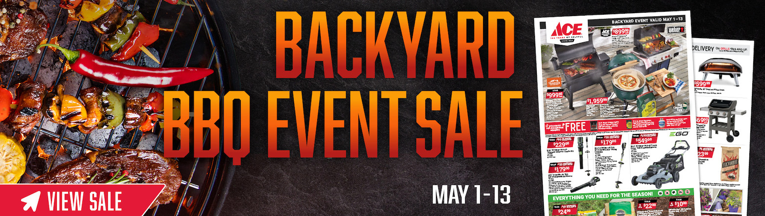 Backyard BBQ Event Sale